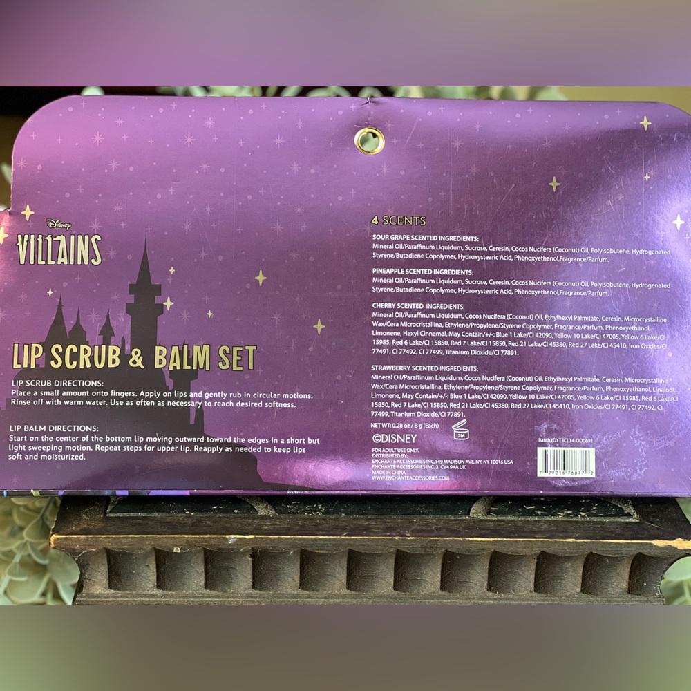 Disney Villains Lip Scrub & Balm Set - Picture 2 of 3